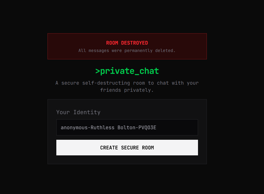 Private Chat screenshot 3